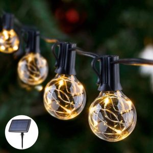G40 solar fairy lights