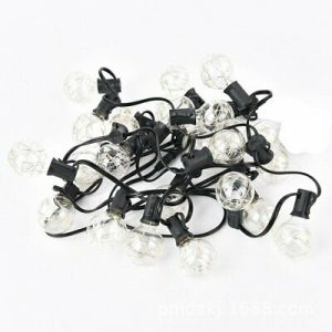 Copper Wire G40 Bulb String Lights 25Led