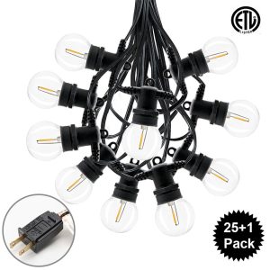 Plug-in G40 Bistro Lights Outdoor String Light